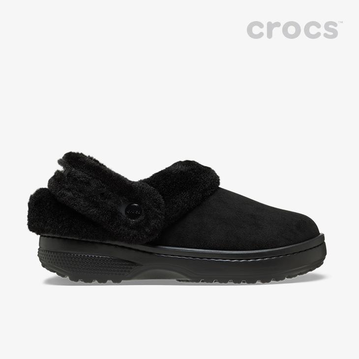 CROCS クラシックアンフォゲッタブルスウェードクロッグ BLACK crocs（クロックス） サンダル メンズ 《Ux》 Classic Unfurgettable