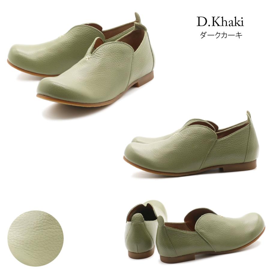 Pochi ポチ パンプス フラットシューズ フラットパンプス 本革