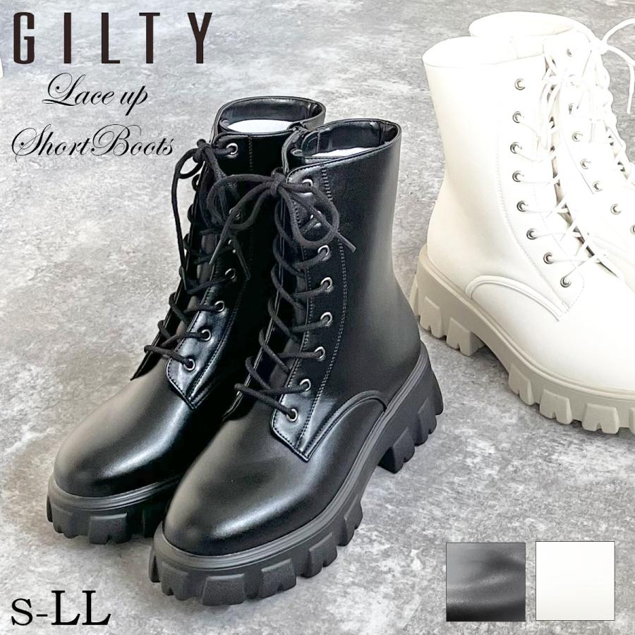 GILTY ギルティー ブーツ レースアップ ショートブーツ ショート