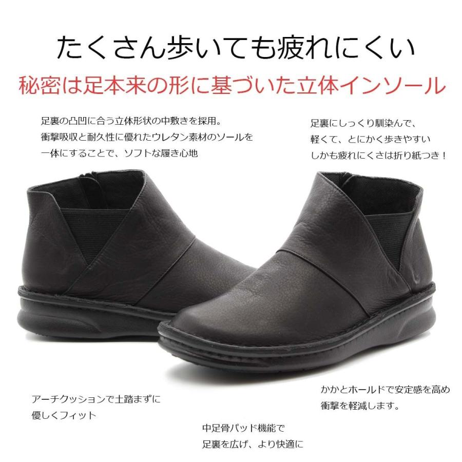 インコルジェ In Cholje ブーツ 本革 ショートブーツ レディース