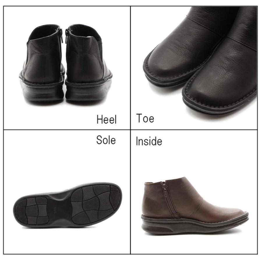 インコルジェ 8313K ブラック 23cm 本革 レディース ブーツ インコルジェ 8313K ブラック 23cm 本革 レディース ブーツ