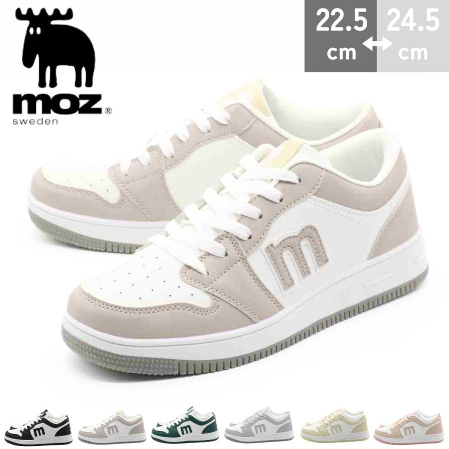 moz モズ ローカットスニーカー コートタイプ スニーカー レディース