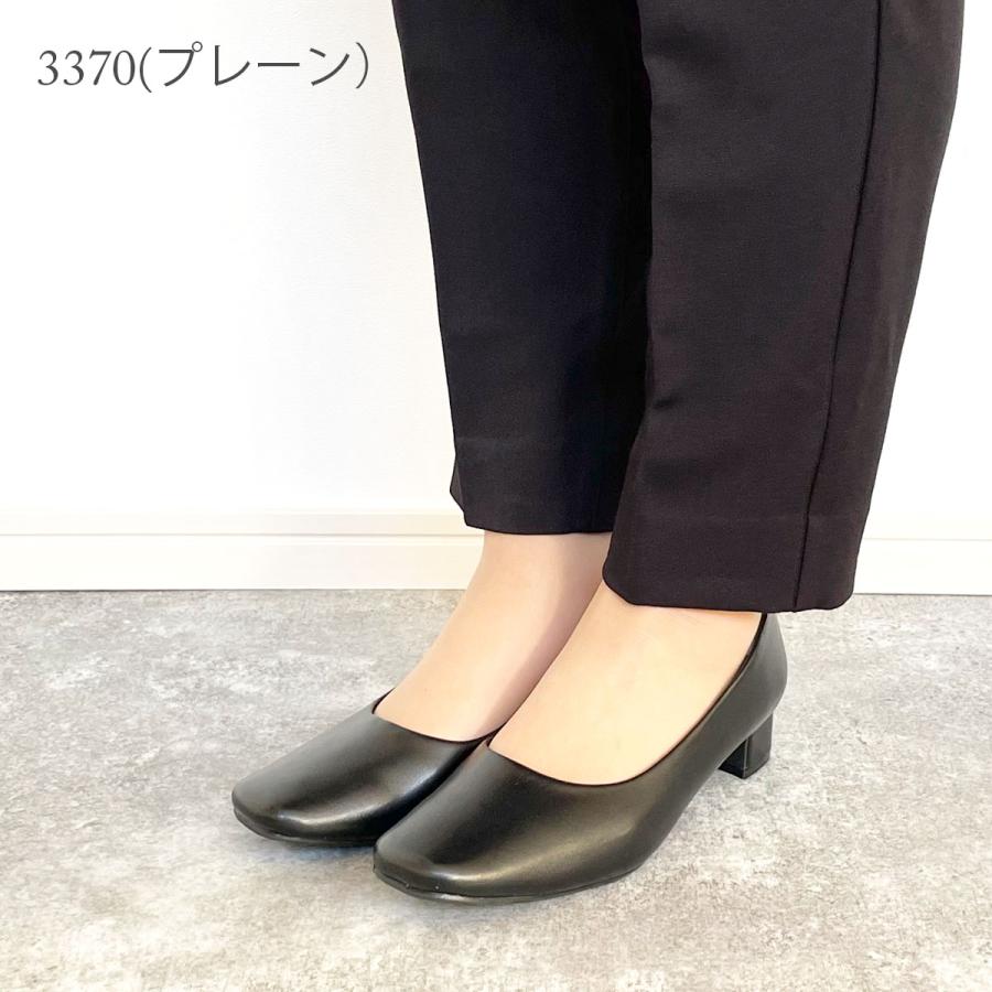 romeo valentino ロメオバレンチノ パンプス ローヒールスクエア