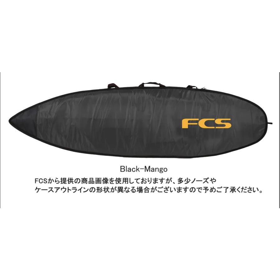 FCS CLASSIC ショート ボードケース 6'0 Black-Mango : セモンクロワ
