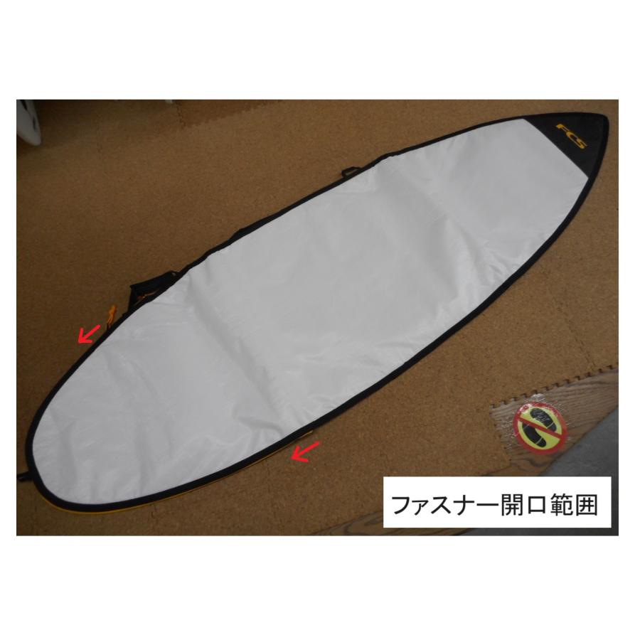 FCS CLASSIC ショート ボードケース 6'0 Black-Mango : セモンクロワ