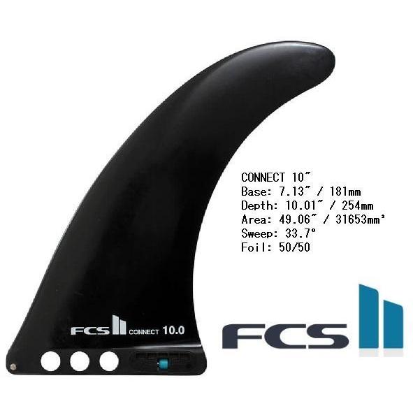 FCS II Connect PG 8.0 Longboard Fin - Clear - View #9