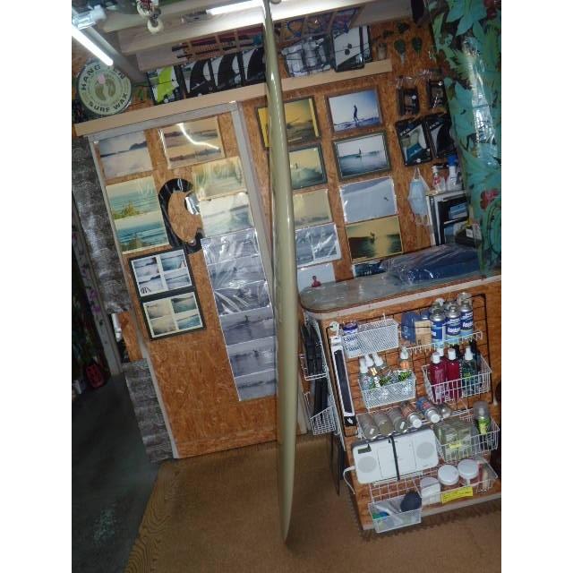 【値段交渉可：送料込】 CMC SURFSHOP オリジナルカスタムハンドシェイプ　サーフボード　70　Reliable　ベージュ×ブルー 【WS1815151848】(63648円)