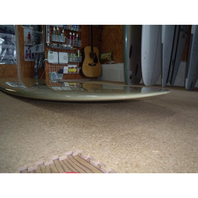 【値段交渉可：送料込】 CMC SURFSHOP オリジナルカスタムハンドシェイプ　サーフボード　70　Reliable　ベージュ×ブルー 【WS1815151848】(63648円)