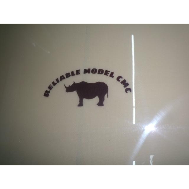 【値段交渉可：送料込】 CMC SURFSHOP オリジナルカスタムハンドシェイプ　サーフボード　70　Reliable　ベージュ×ブルー 【WS1815151848】(63648円)