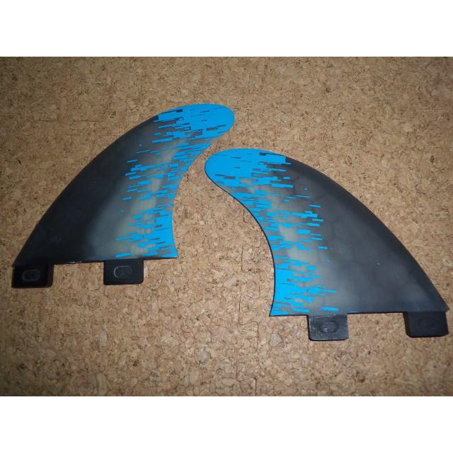 送料無料△FCS G-XQ QUAD REAR FIN SET - 青 : セモンクロワ