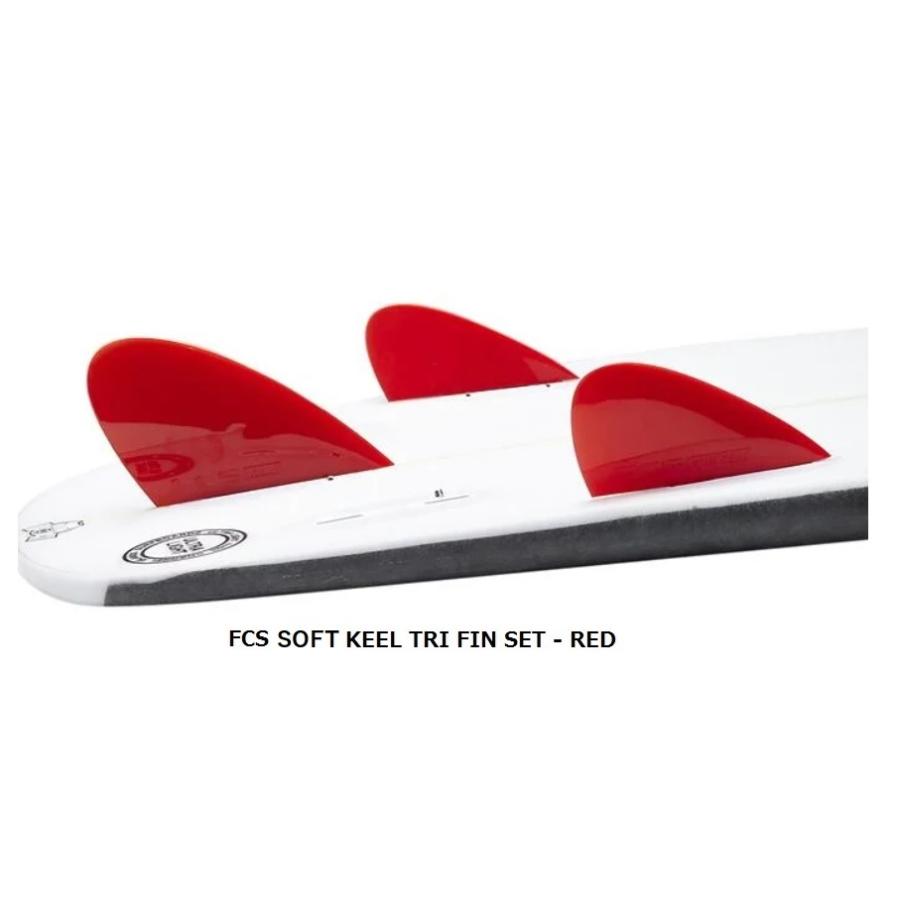 FCS SOFT Keel Tri Fin Set RED　KEY付｜cmcsurfboard｜06