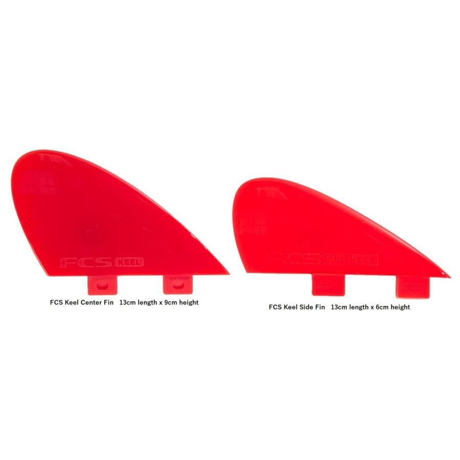 FCS SOFT Keel Tri Fin Set RED　KEY付｜cmcsurfboard｜08