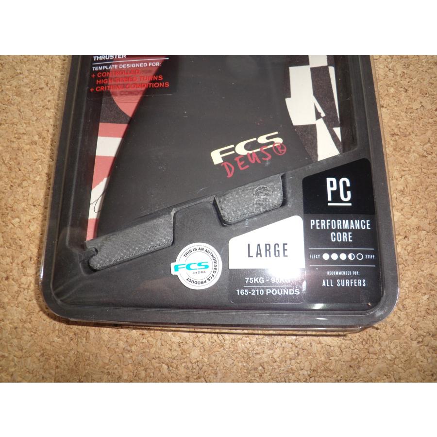送料無料△FCS II Deus Tri PC Large Fins 新品 : セモンクロワ