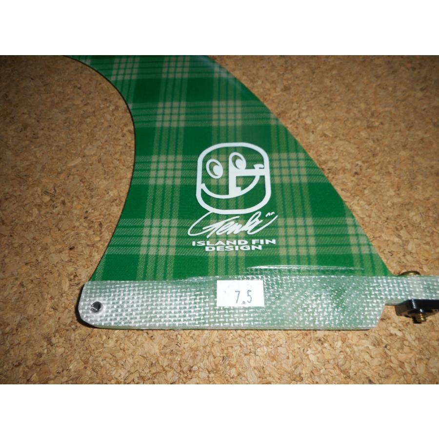 送料無料▲ Fin Design　GENKI TOUR GREEN 送料無料△Island Fin Design GENKI TOUR GREEN PALAKA 7.5 新品