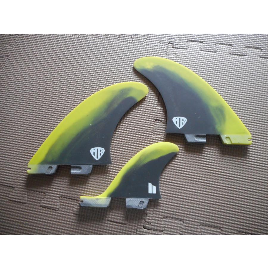 送料無料△FCSII MR TWIN + STABILISER PC FINS cyber lime black