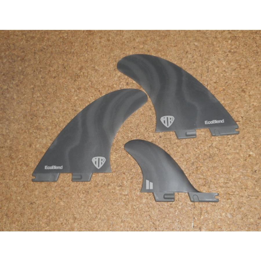 送料無料▲FCS II MARK RICHARDS TWIN+1 NEO GLASS  FIN SET IN SMOKE SWIRL 新品｜cmcsurfboard｜06