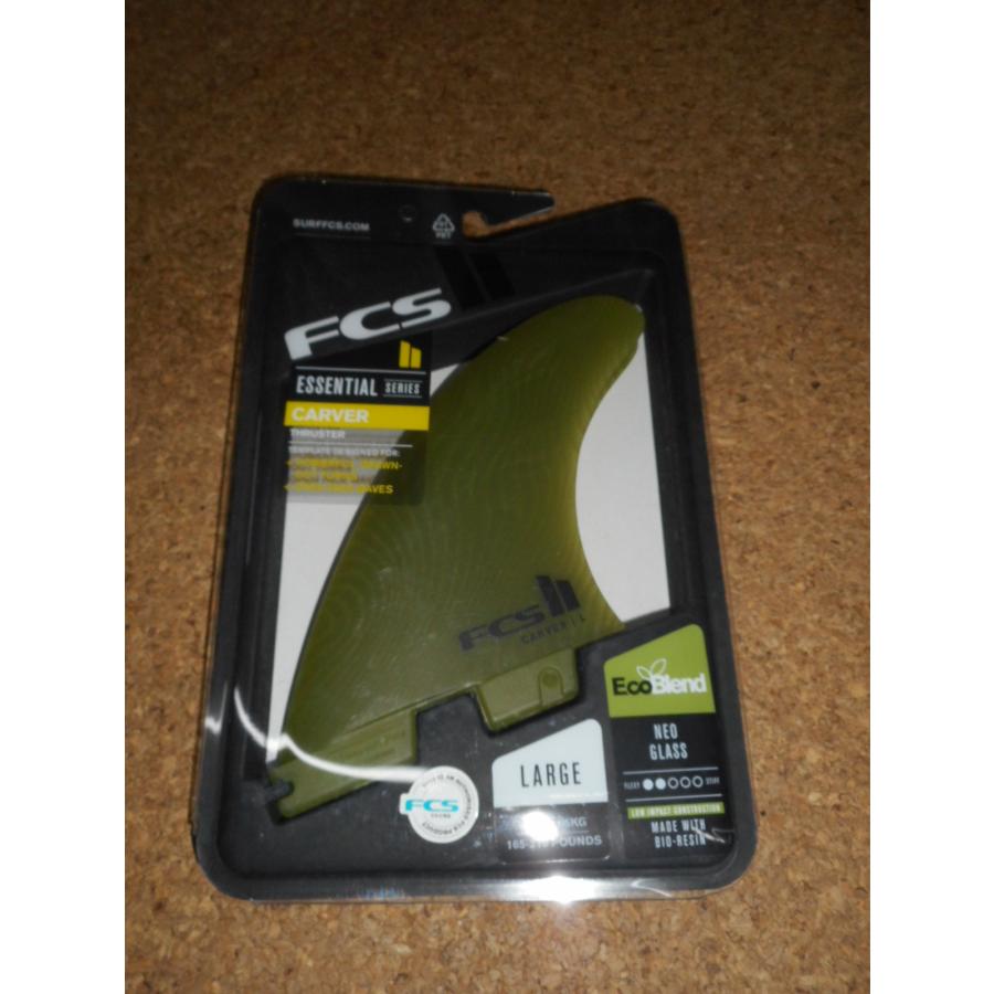 FCS - FCS II ECO CARVER TRI FIN SET ユーカリL 送料無料△FCS II ECO CARVER TRI FIN SET Eucalyptus ユーカリ(新色