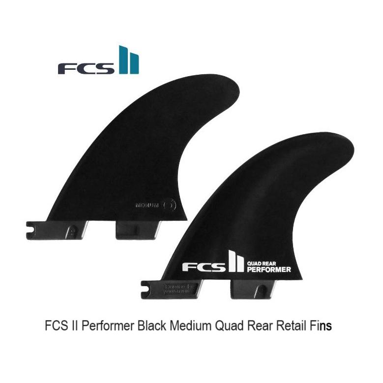 FCS II PERFOMER GLASS FLEX Medium Tri QUAD Fin M Set 新品