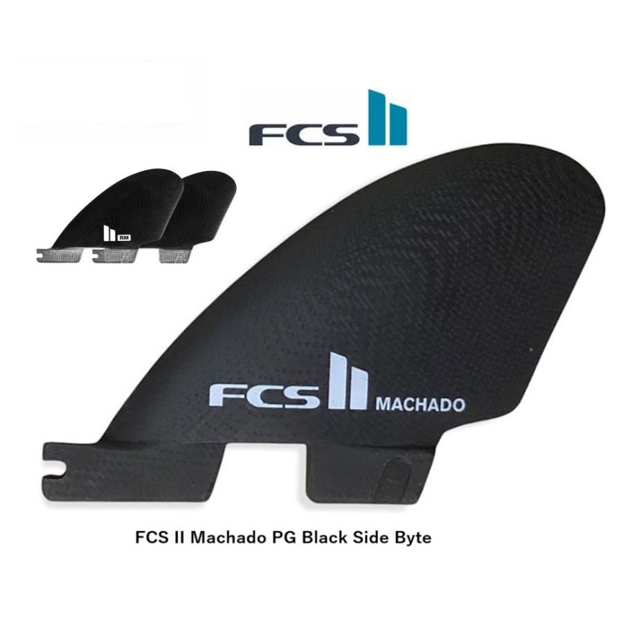 サーフィン FCS II ROB MACHADO PG SIDE BUTE FIN SET 送料無料△FCS II ROB MACHADO PG SIDE BUTE FIN SET BLACK 新品