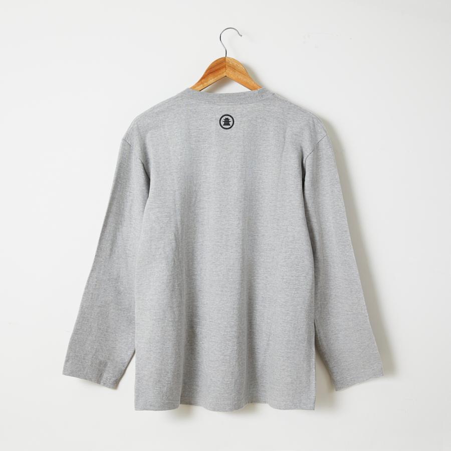 Tシャツ 城ピクトグラム 長袖 ロングスリーブ メンズ レディース 戦国