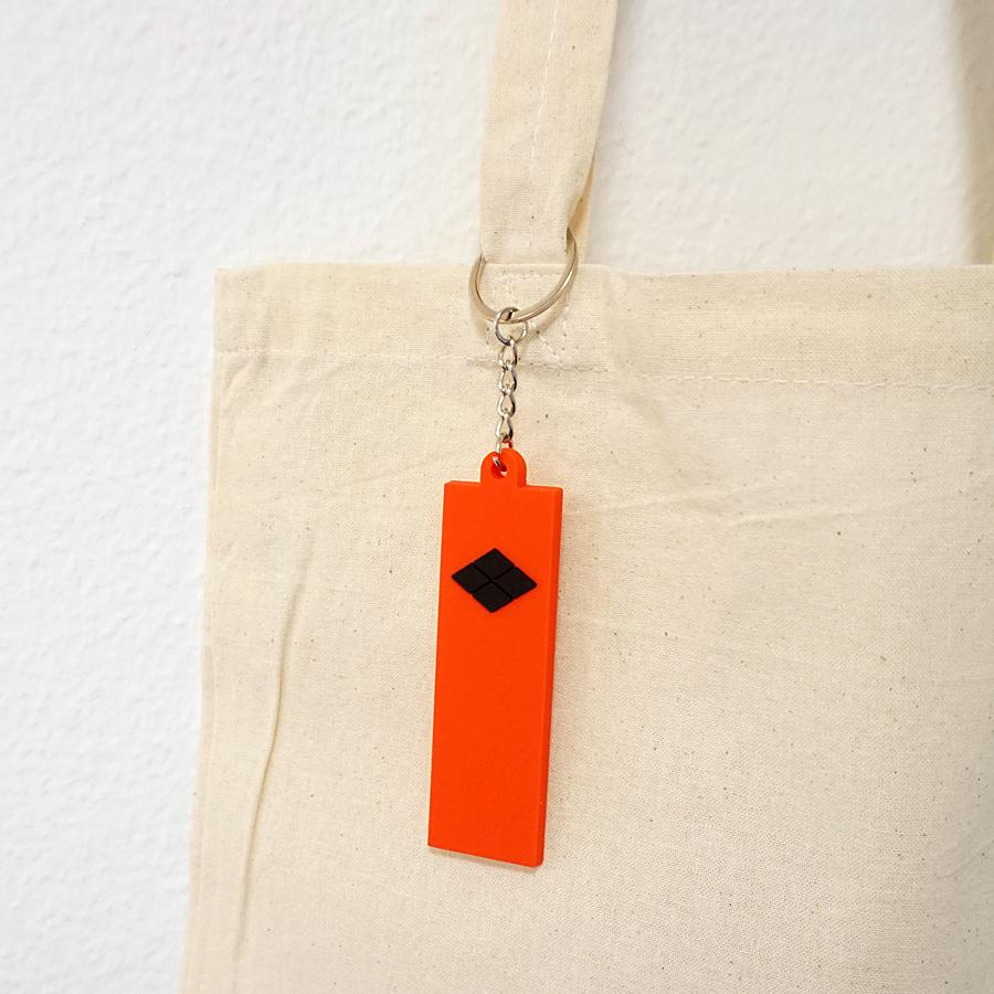 キーホルダー のぼり旗 武田信玄 武田菱 戦国 武将 城 ニッポン城