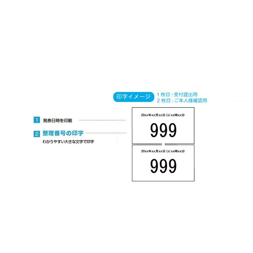 ロール紙3巻付】番号発券機（整理券発券機） LineManager@NS3-Lite 