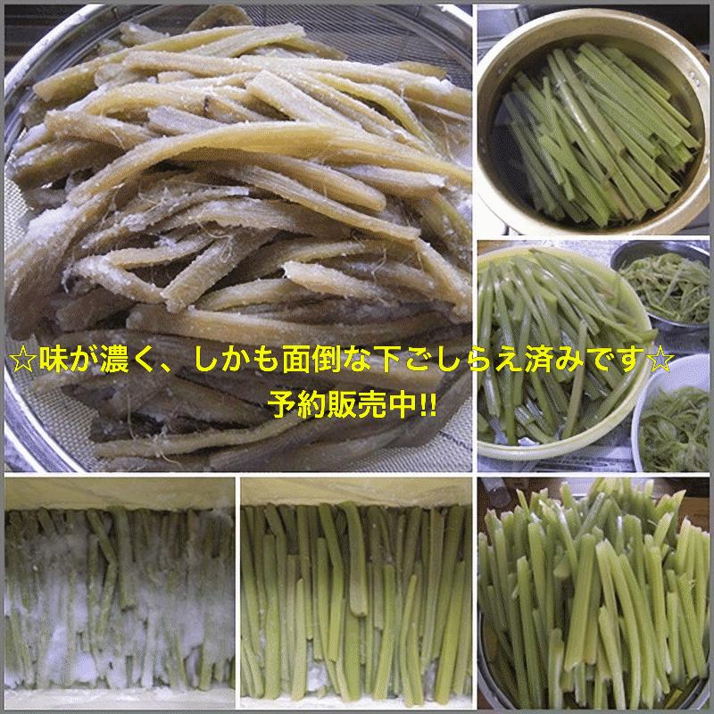 山形県産 イタドリ塩漬け 2kg(1kg×2袋) 山菜 野菜 塩蔵 山形県産