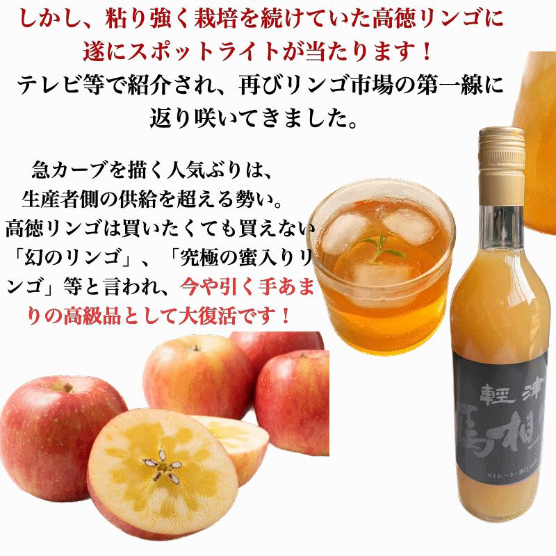 リンゴジュース 青森県産 100％ストレートりんごジュース 高徳 こみつ