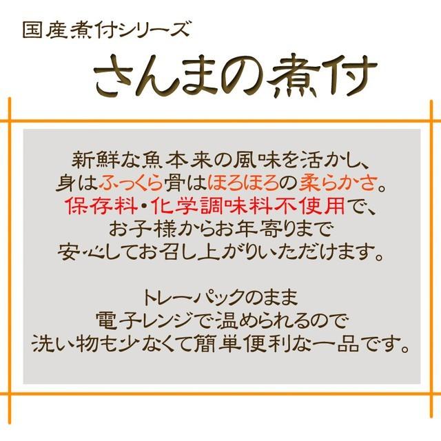 魚 国産 さんまの煮付 120g×５パック/箱 保存料・化学調味料不使用｜cmtdesign｜03