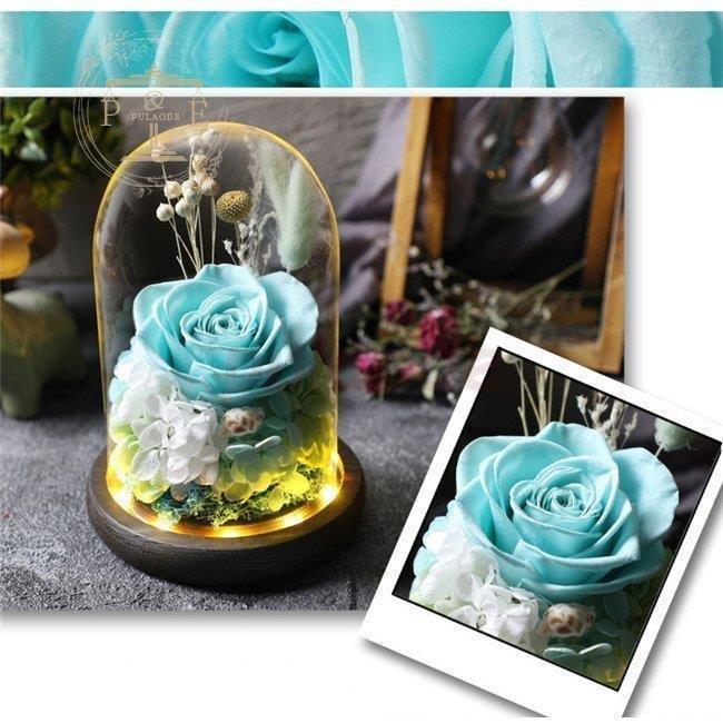 手作り プリザーブドフラワー ガラスドーム プレゼント ギフト 枯れない花 バラ 可愛い 結婚記念日 インテリア 誕生日 記念品 出産お祝い 母の日 キット カラー Type1 Www Bollywoodpapa Com