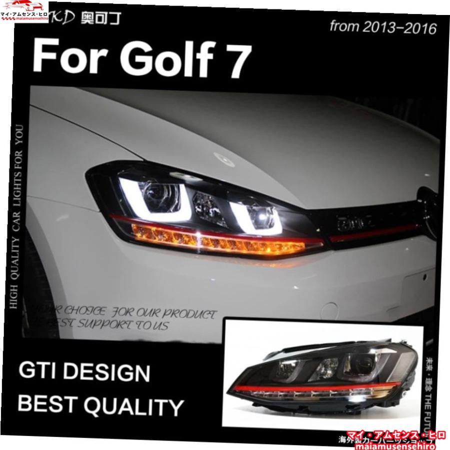VWゴルフ7ヘッドライトのAKDカースタイリングGolf7LEDヘッドライトGTI 