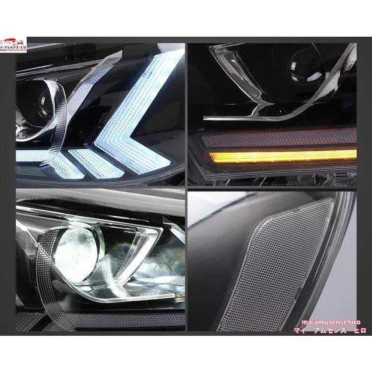 トヨタ ハイラックス GUN125型 17?20 前期用 社外品 フルLEDヘッド 