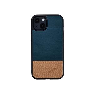 ikins 天然木ケース for iPhone 13 Denim  I21228i13｜cnf3