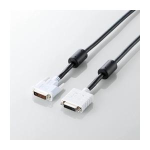 ☆5個セット エレコム DVI延長ケーブル(アナログ デジタル) CAC-DVIE10BKX5