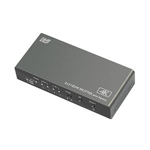 ラトックシステム 入力切替機能付HDMI分配器(ダウンスケール対応) RS-HDSP22-4K｜cnf3