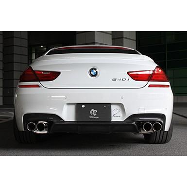 3D Design BMW マフラー φ90x4テール 品番：4101-20613 6シリーズ F06