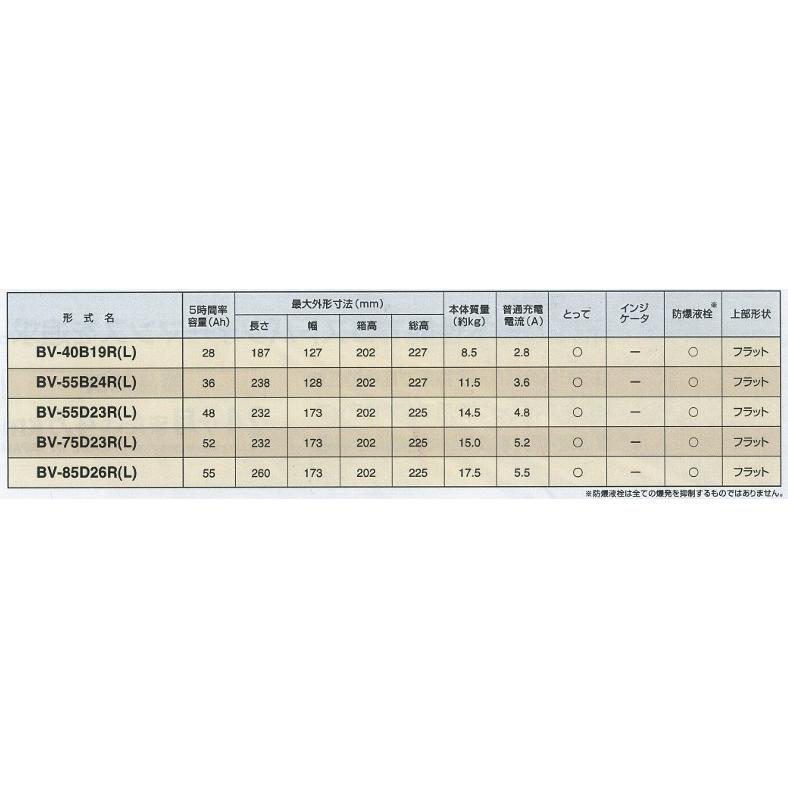 GSYUASA（ジーエスユアサ） 自家用乗用車用 高性能バッテリー BVシリーズ 【BV-85D26R】｜cnf｜03