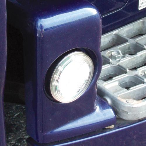 YAC 槌屋ヤック 流星レフランプ丸 24V クリア/ホワイト CE-347 |  | 02