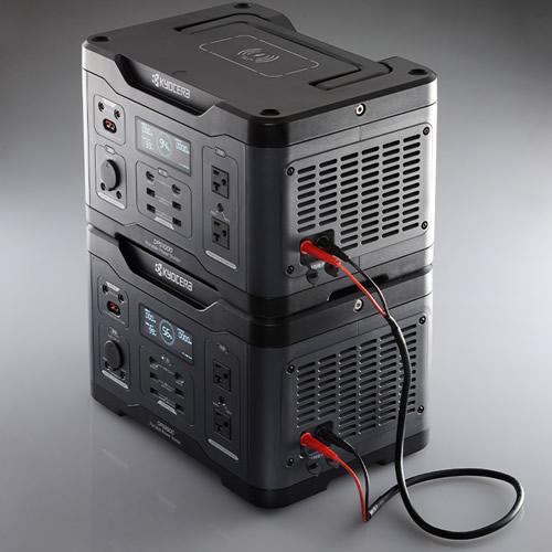 京セラ ポータブル電源用 並列接続ケーブル | KYOCERA | 01