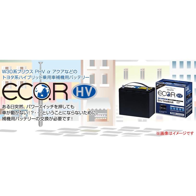 GSYUASA ジーエスユアサ ハイブリッド乗用車 補機用バッテリー ECO.R