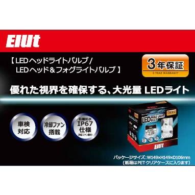 Elut LEDヘッド＆フォグライトバルブ(H8/H9/H11) 【AG601-LB14】
