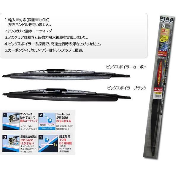 PIAA 超強力シリコートワイパーブレード ビッグスポイラータイプ（国産