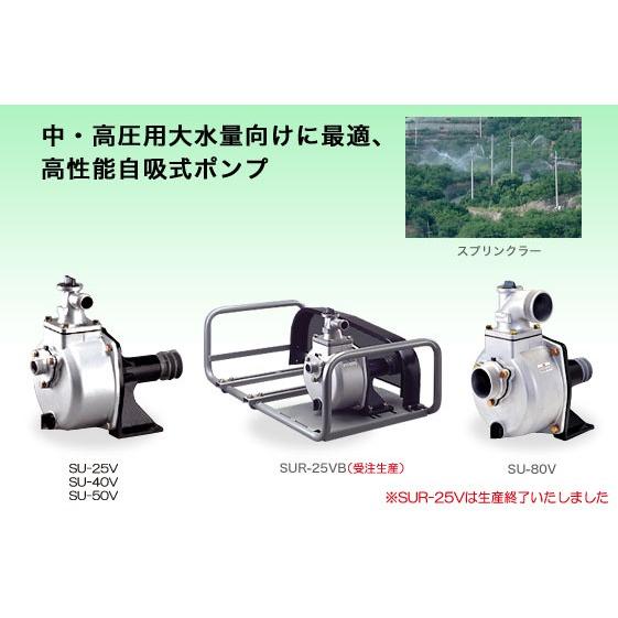 工進 コーシン 水用ポンプ単体 パーブルポンプ 口径25mm [SU-25V] : ks