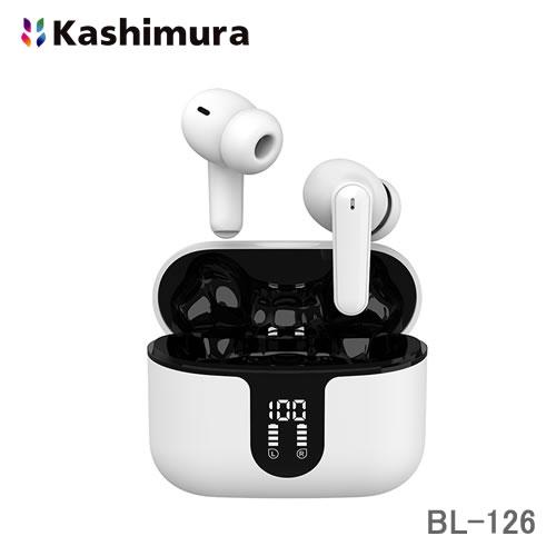 カシムラ BL-126 スマート完全ワイヤレス ステレオイヤホン ANC機能
