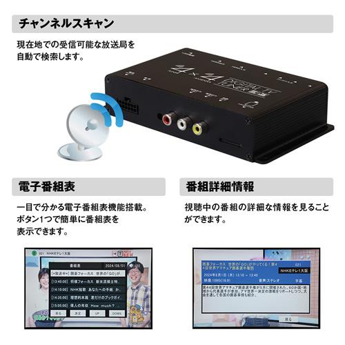 MAXWIN FT44H　デジタルTVチューナー 地デジ受信対応 HDMI入出力機能付きフルセグ地デジチューナーFT44H | マックスウィン