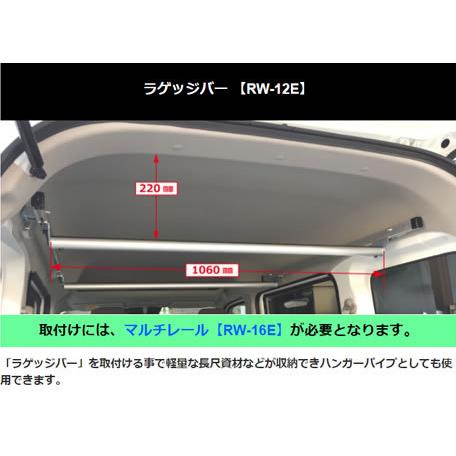 ロッキープラス RW-12E ロッキーワークツールシリーズ ラゲッジバー 