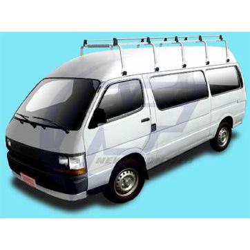 ロッキープラス キャリア  10本脚 * トヨタ ハイエース/レジアスエースバン ハイルーフ/ロングボディ 100系 〜平成14年8月以前 【SE-570C】