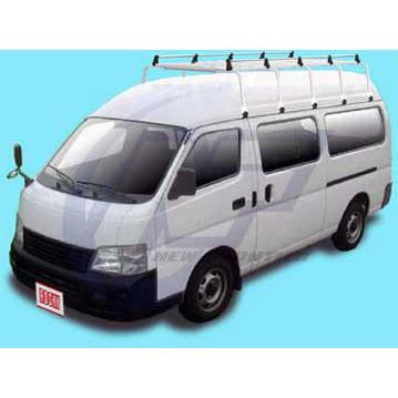 ロッキープラス キャリア  10本脚 * 日産 キャラバン・ホーミー ハイルーフ E20・23・24・E25系 〜平成24年6月以前 【SE-570C】