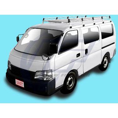 ロッキープラス キャリア 10本脚 * 日産 キャラバン・ホーミー 標準ルーフ スーパーロング E25系 平成13年5月〜24年6月 【SE-580】