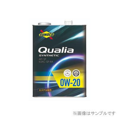 SUNOCO スノコ オイル Qualia SP 0W-20 4L×4缶セット｜cnf